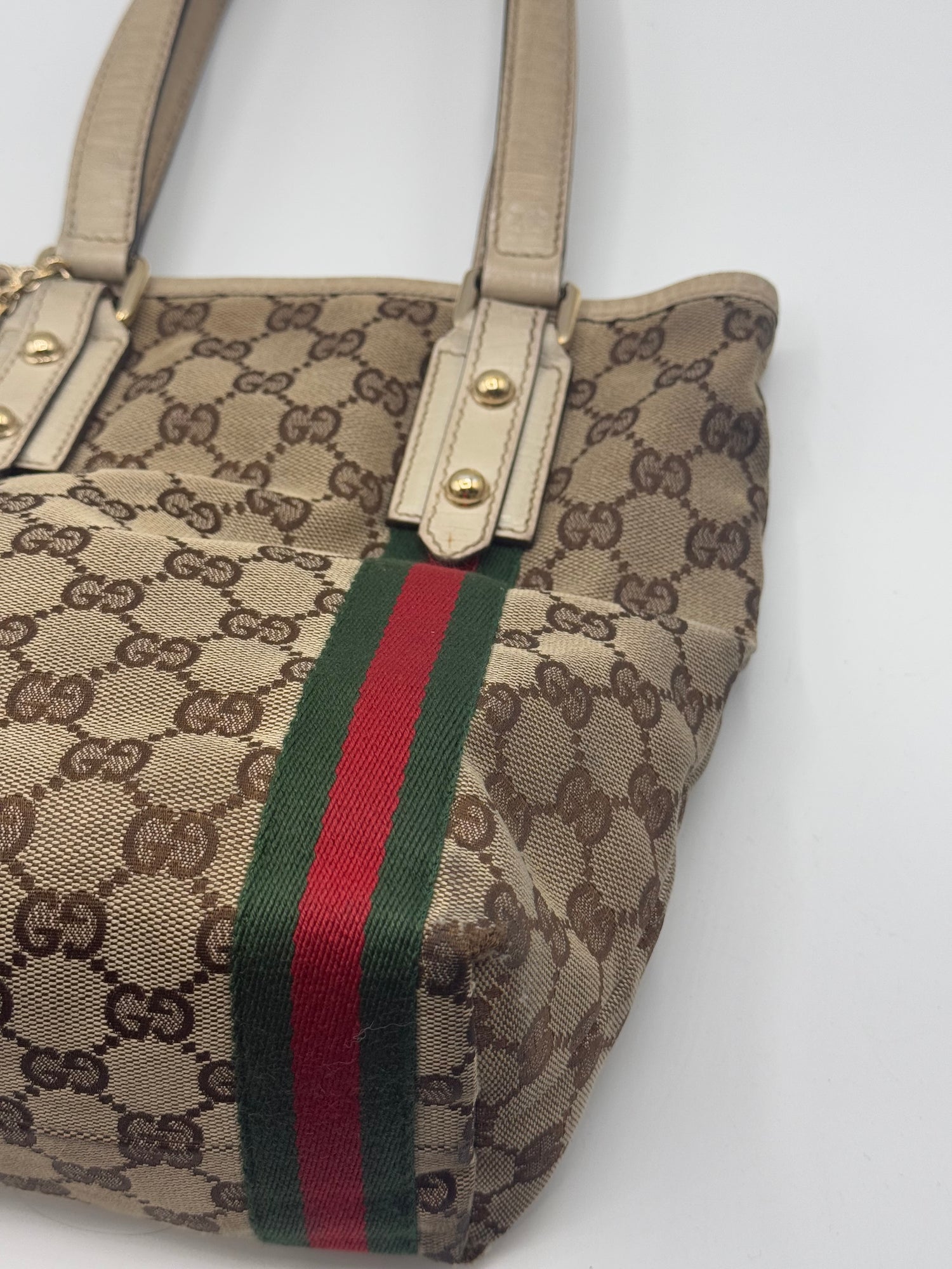 Gucci - sac seau monogramme et charm