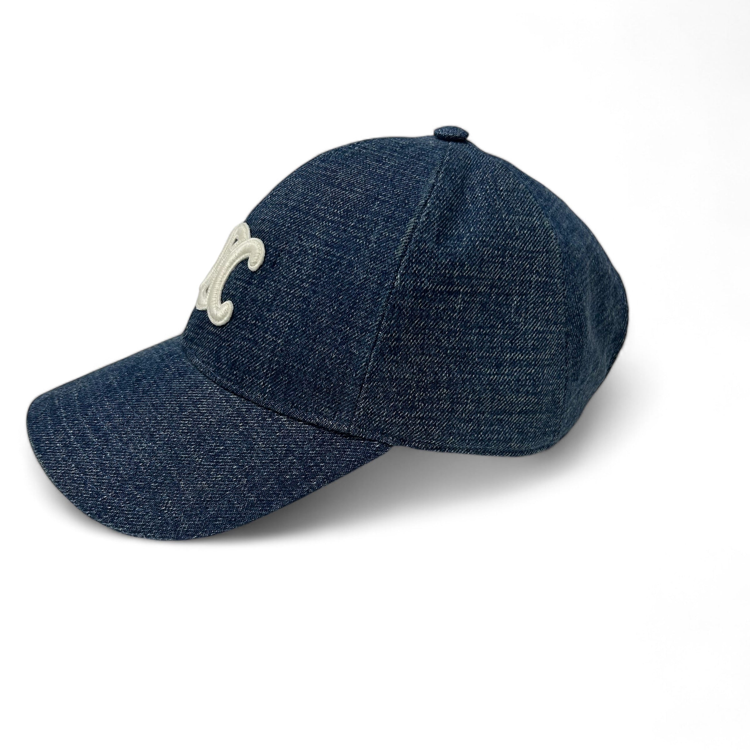 Celine - Casquette baseball triomphe denim