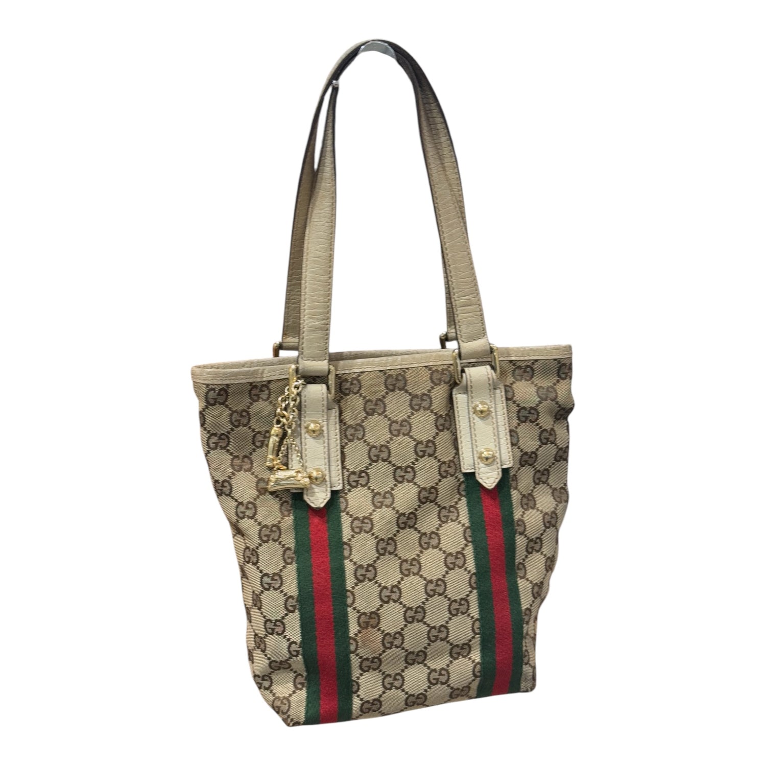 Gucci - sac seau monogramme et charm