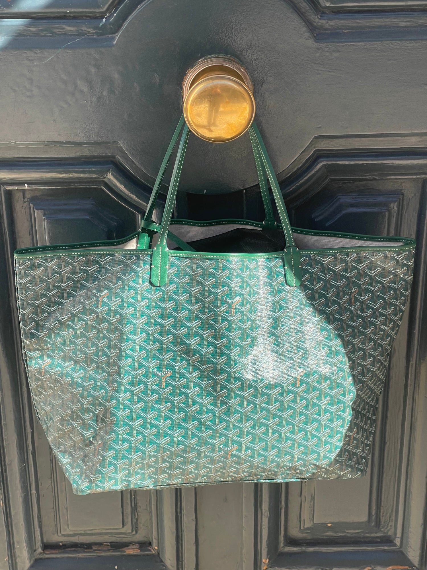 Goyard - Borsa tote GM verde Saint Louis