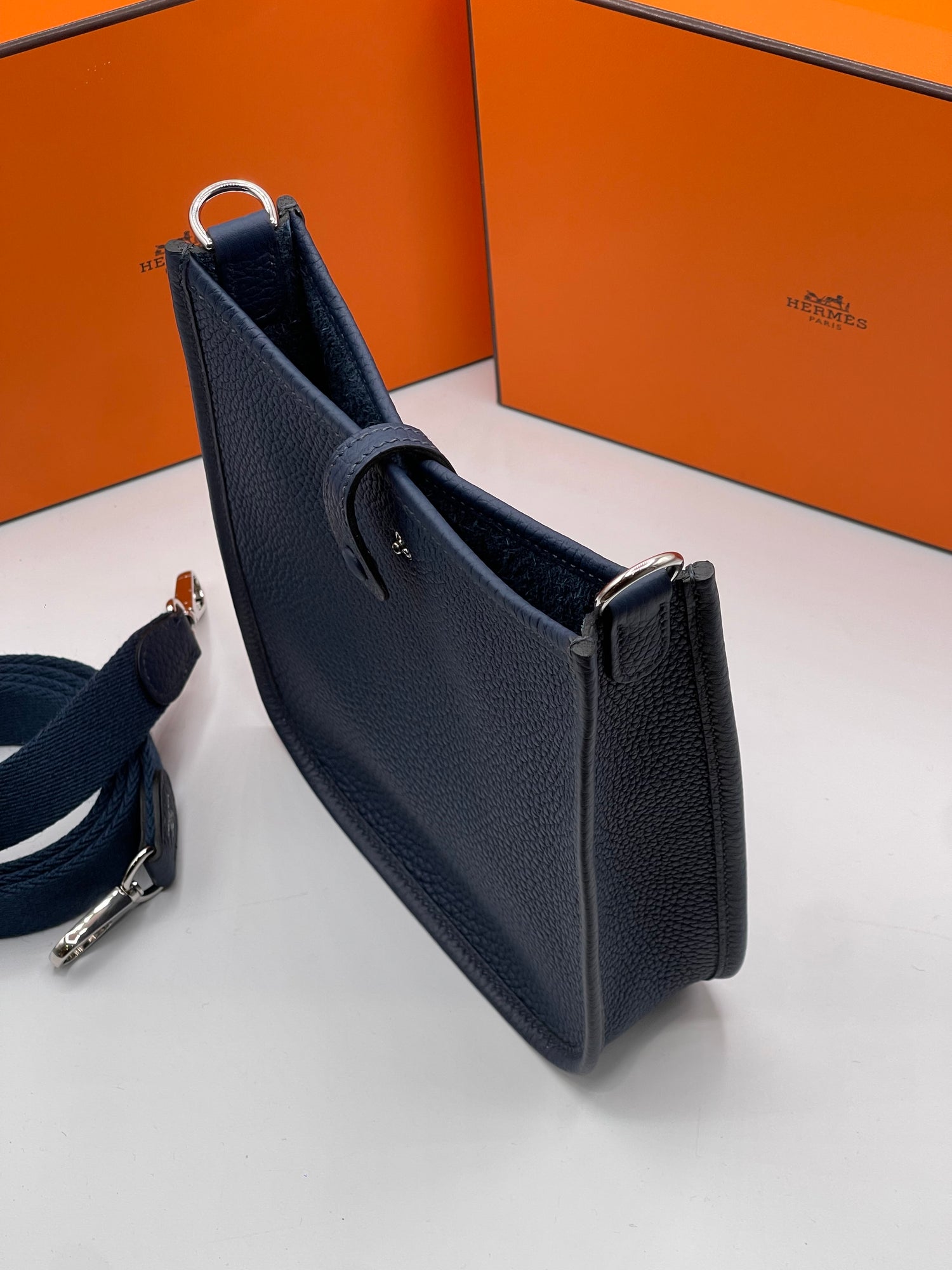 Hermès - Sac Evelyne 16 Blu Indigo