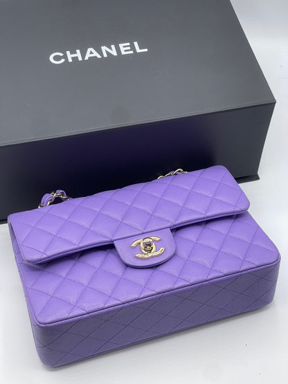 Chanel - Sac timeless small classique 23 violet