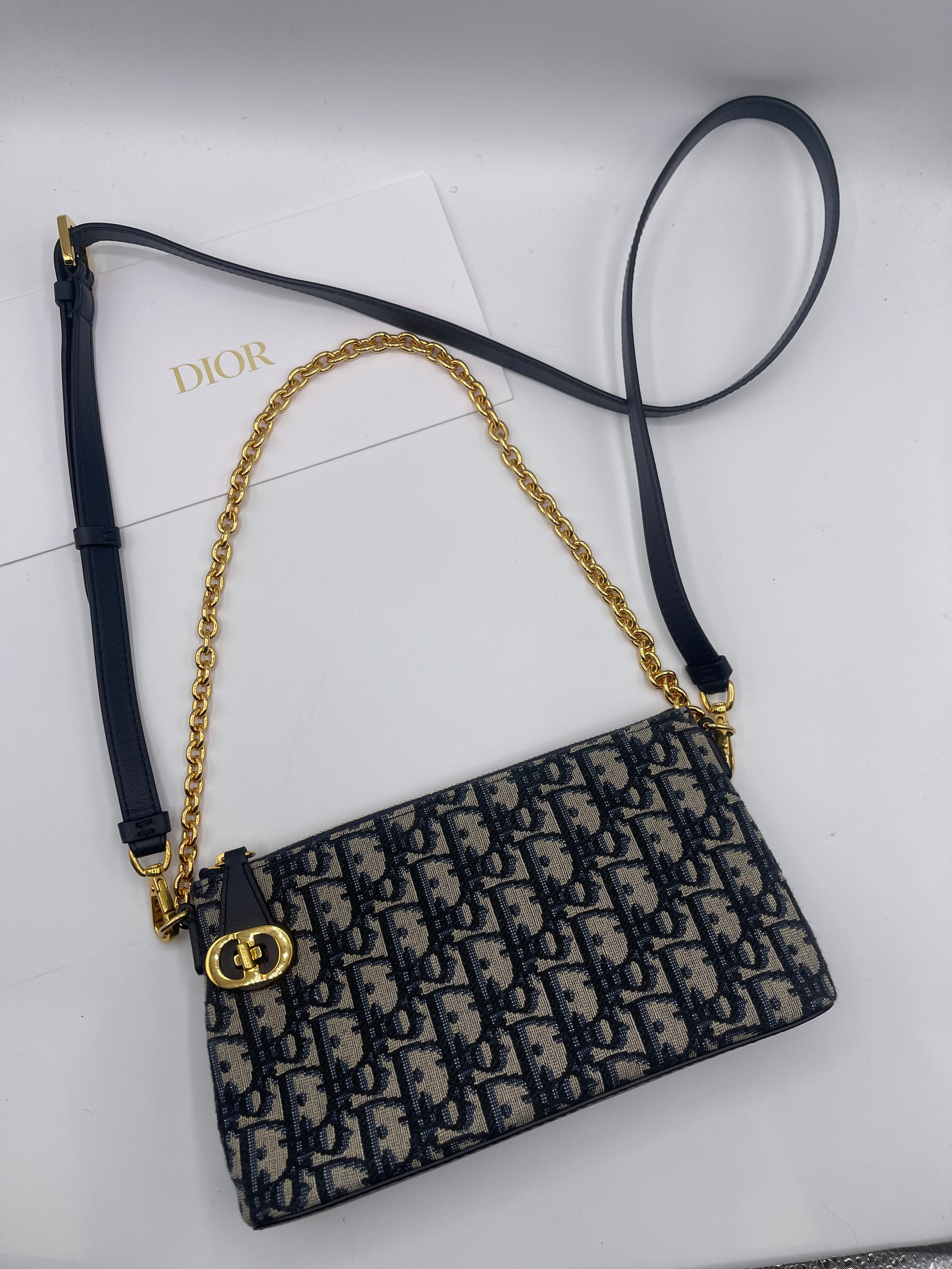 Dior - Sac mini DUO my Dior oblique