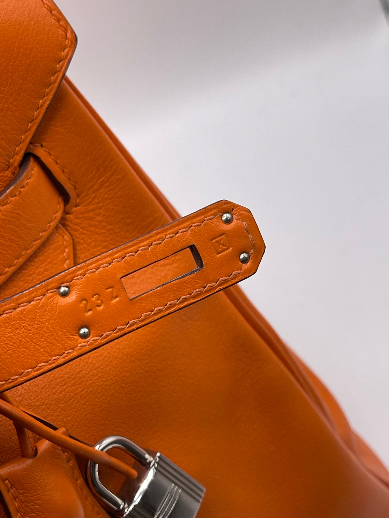 Hermès - Sac Birkin 35 Swift orange Hermès