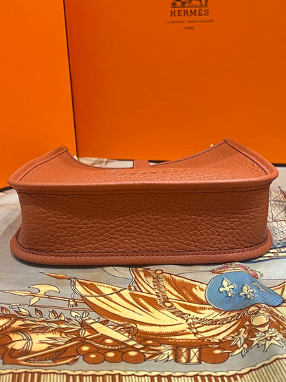 Hermès - mini Evelyne 16 cuivre