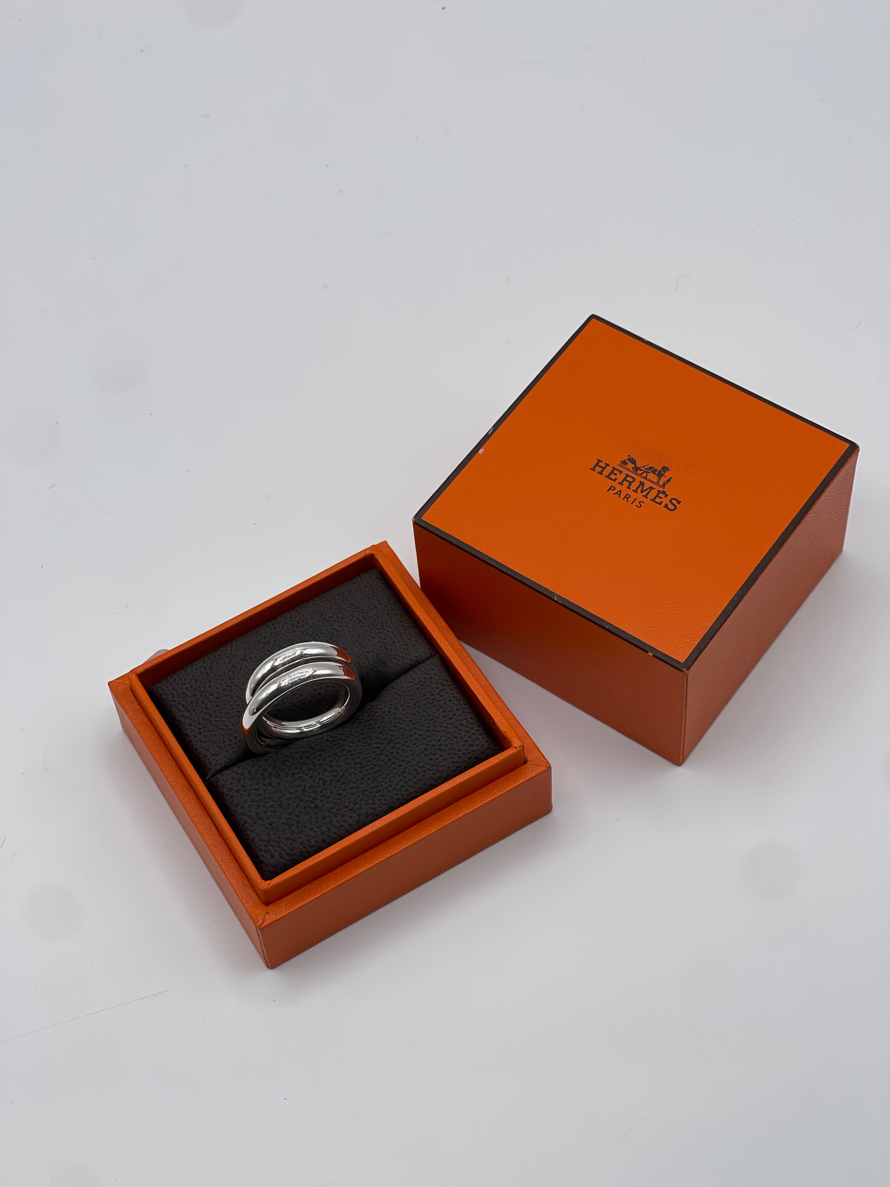 Hermès - Bague Vertige cœur T51