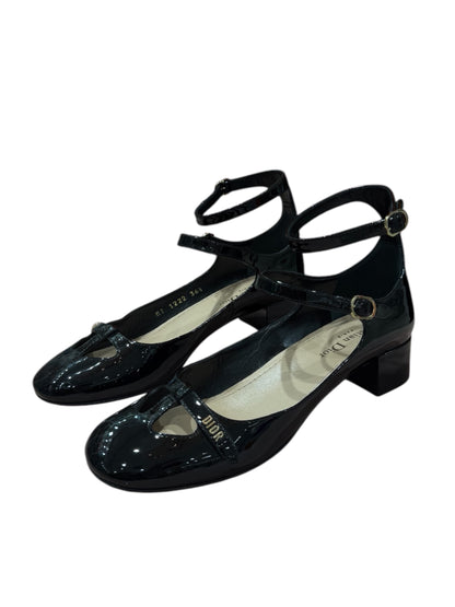 Dior - Ballerines Mary-Jane vernis noires T36,5