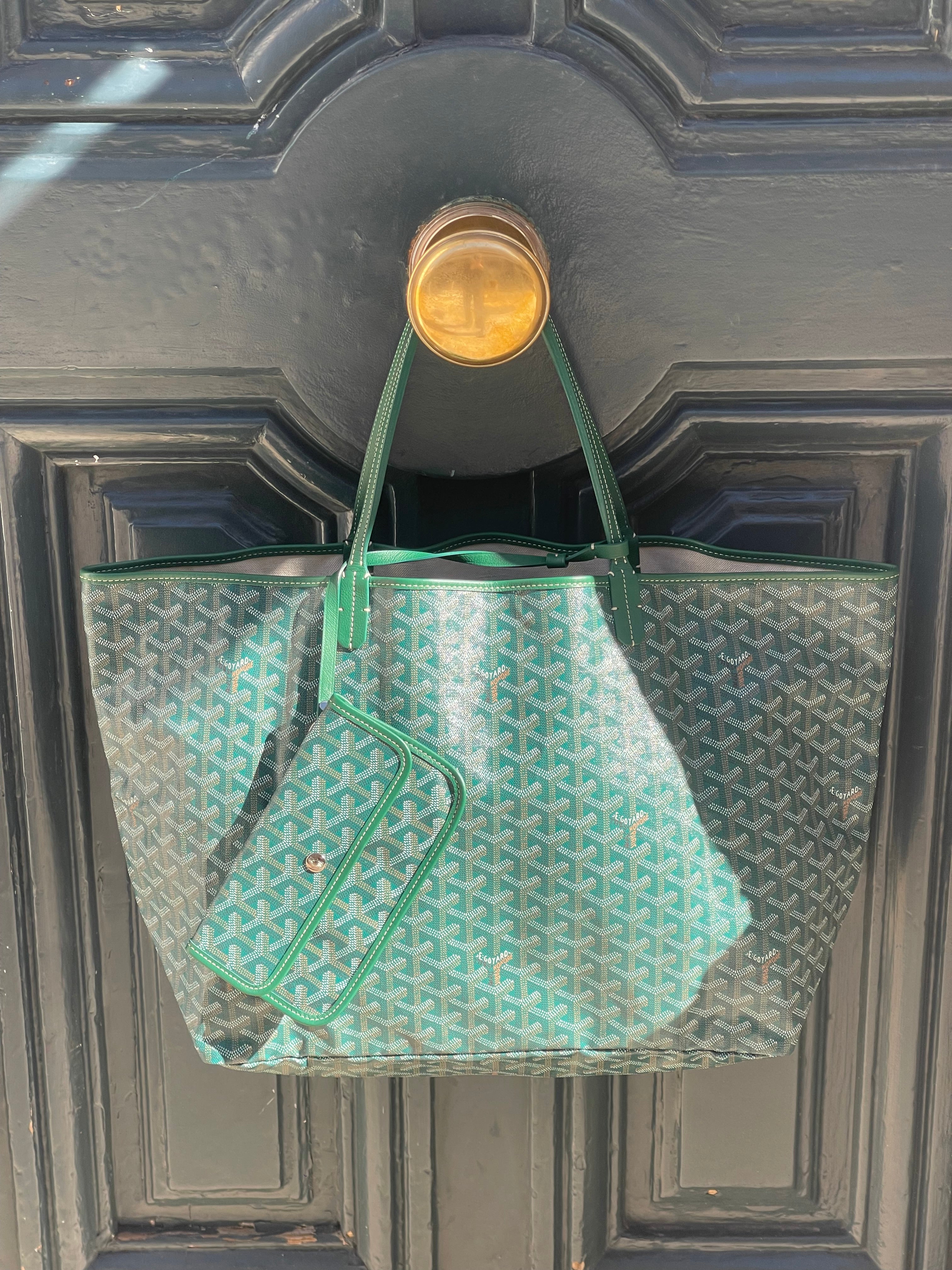 Goyard Saint Louis green tote bag GM