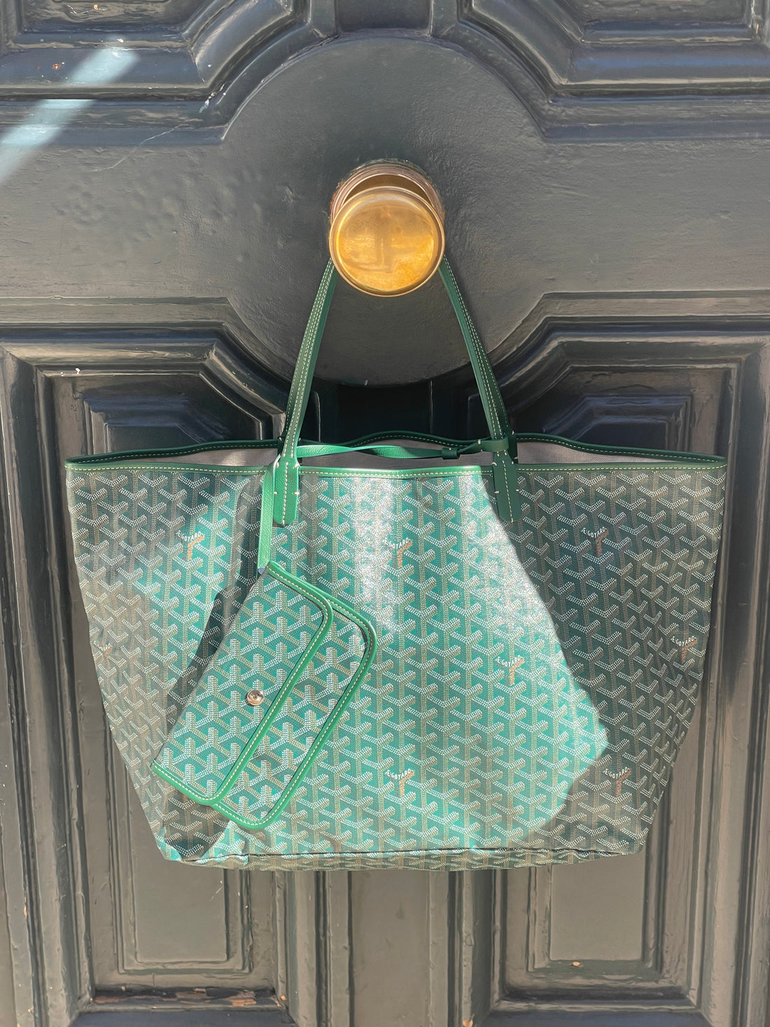 Goyard - Saint Louis green tote bag GM