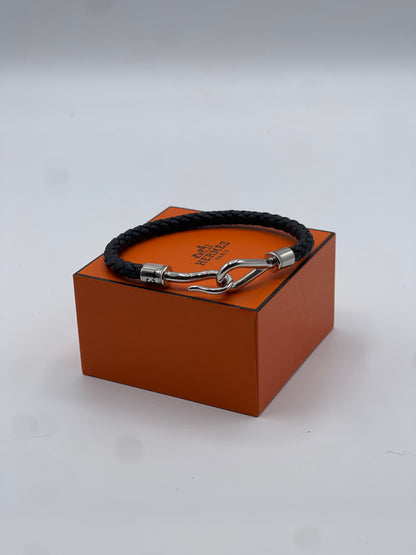 Hermès - Bracelet Jumbo H noir