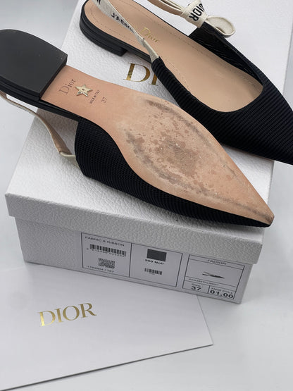 Dior - Ballerines Slingback J’adior noires T37