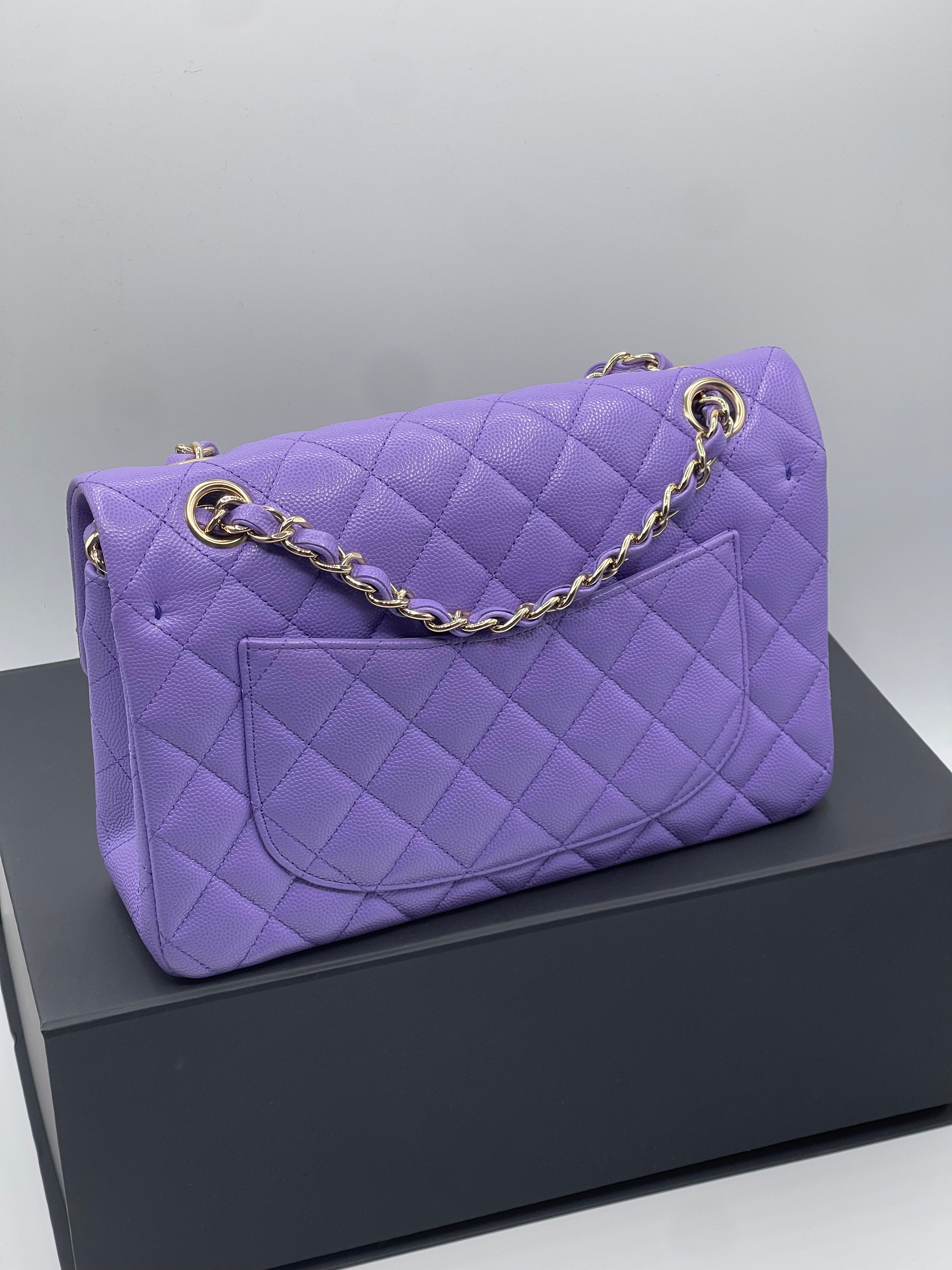 Chanel - Sac timeless small classique 23 violet