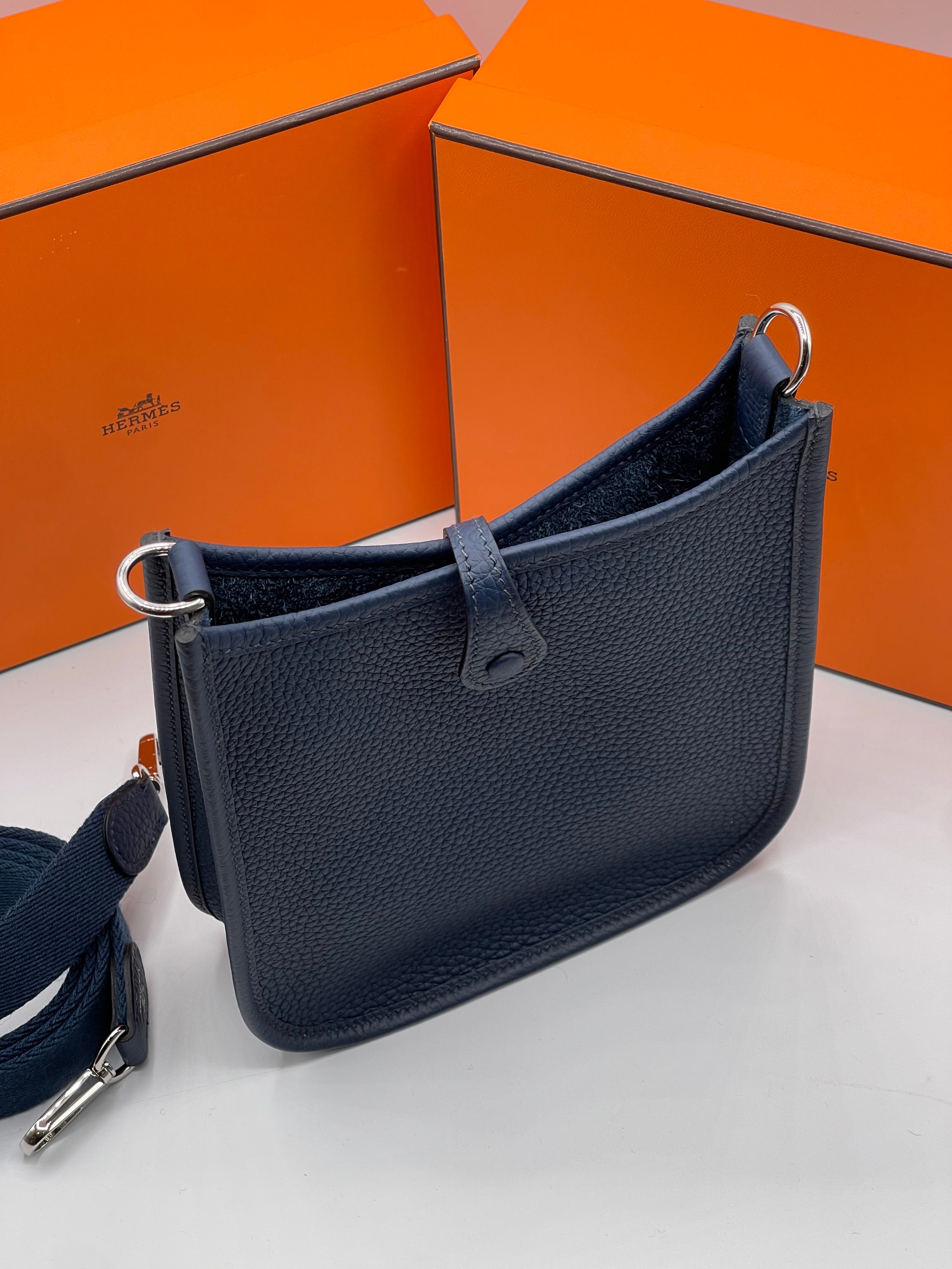 Hermès - Sac Evelyne 16 Blu Indigo