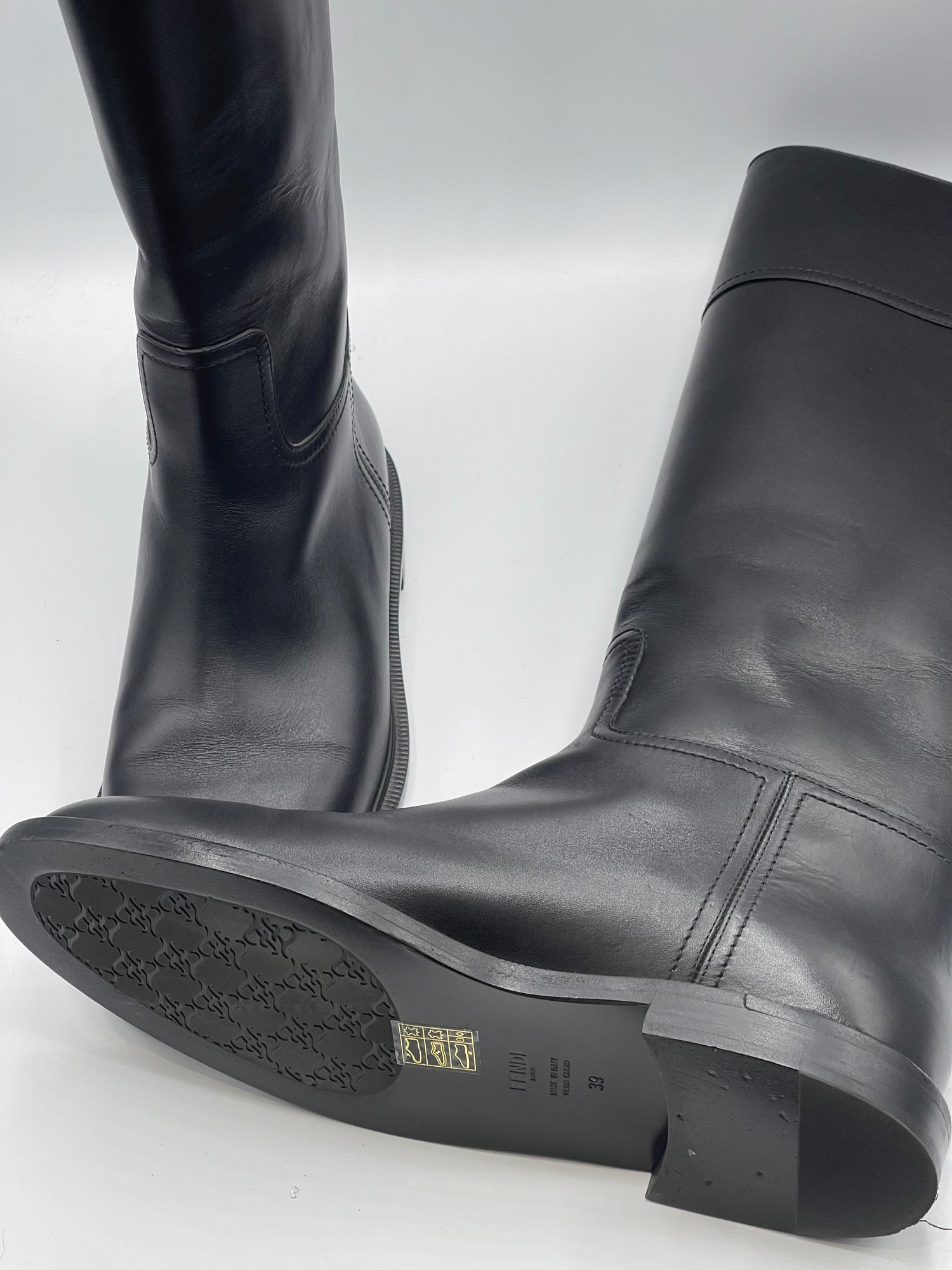 Fendi - Bottes Cavalière FF T39