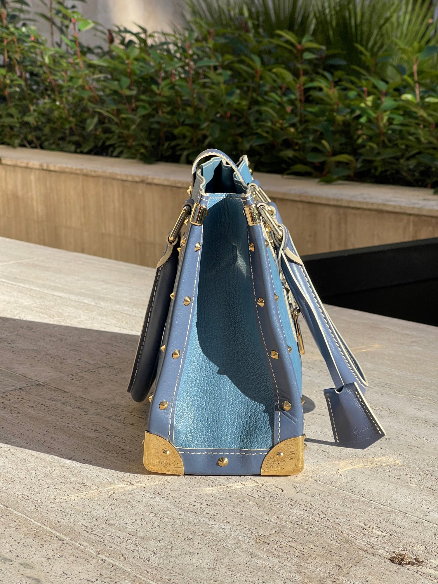 Louis Vuitton Le Fabuleux blue bag Les Folies d Eugenie