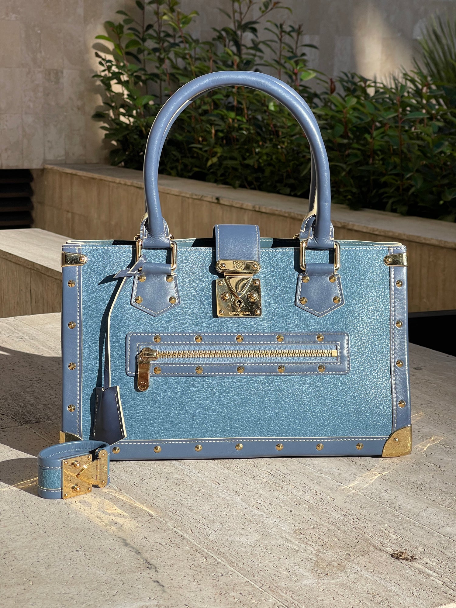 Louis Vuitton - Borsa Le Fabuleux blu