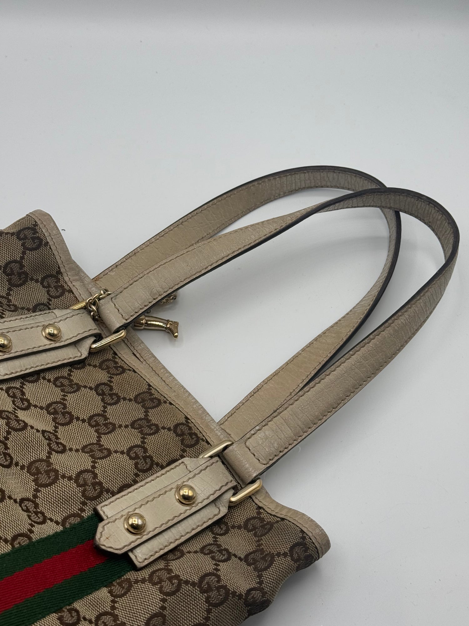 Gucci - sac seau monogramme et charm