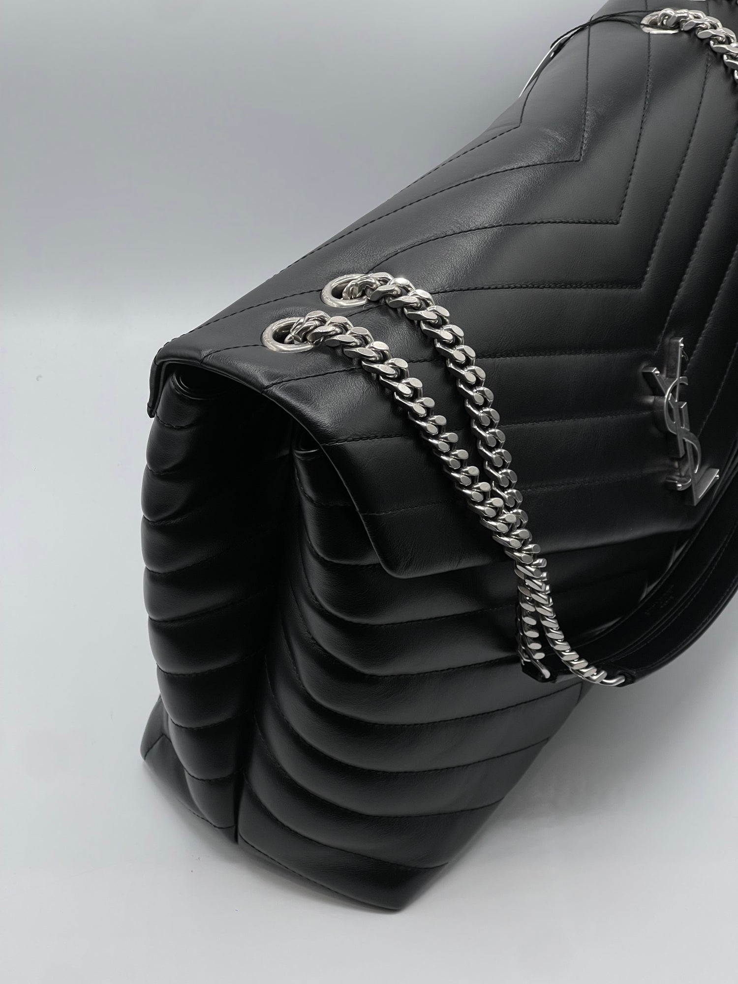 Saint Laurent - Sac Maxi Loulou noir