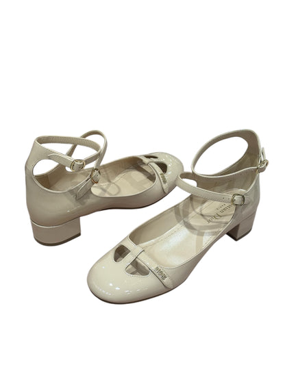 Dior - Ballerines Mary-Jane vernis nude T36,5