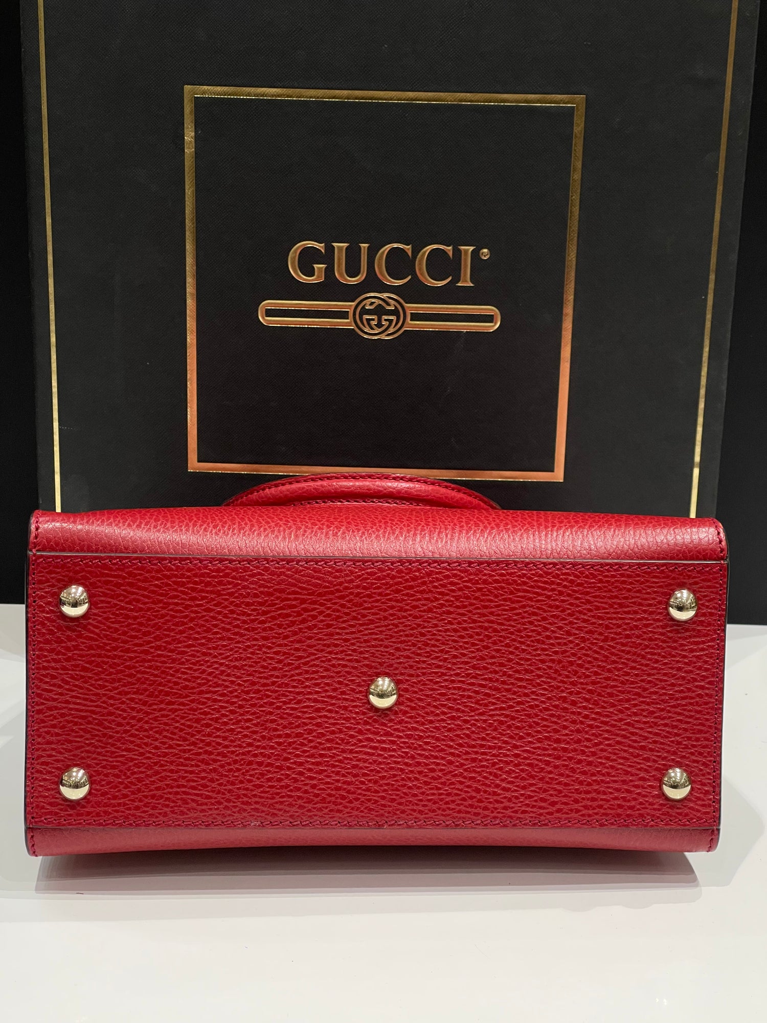 Gucci Soho in red leather PM