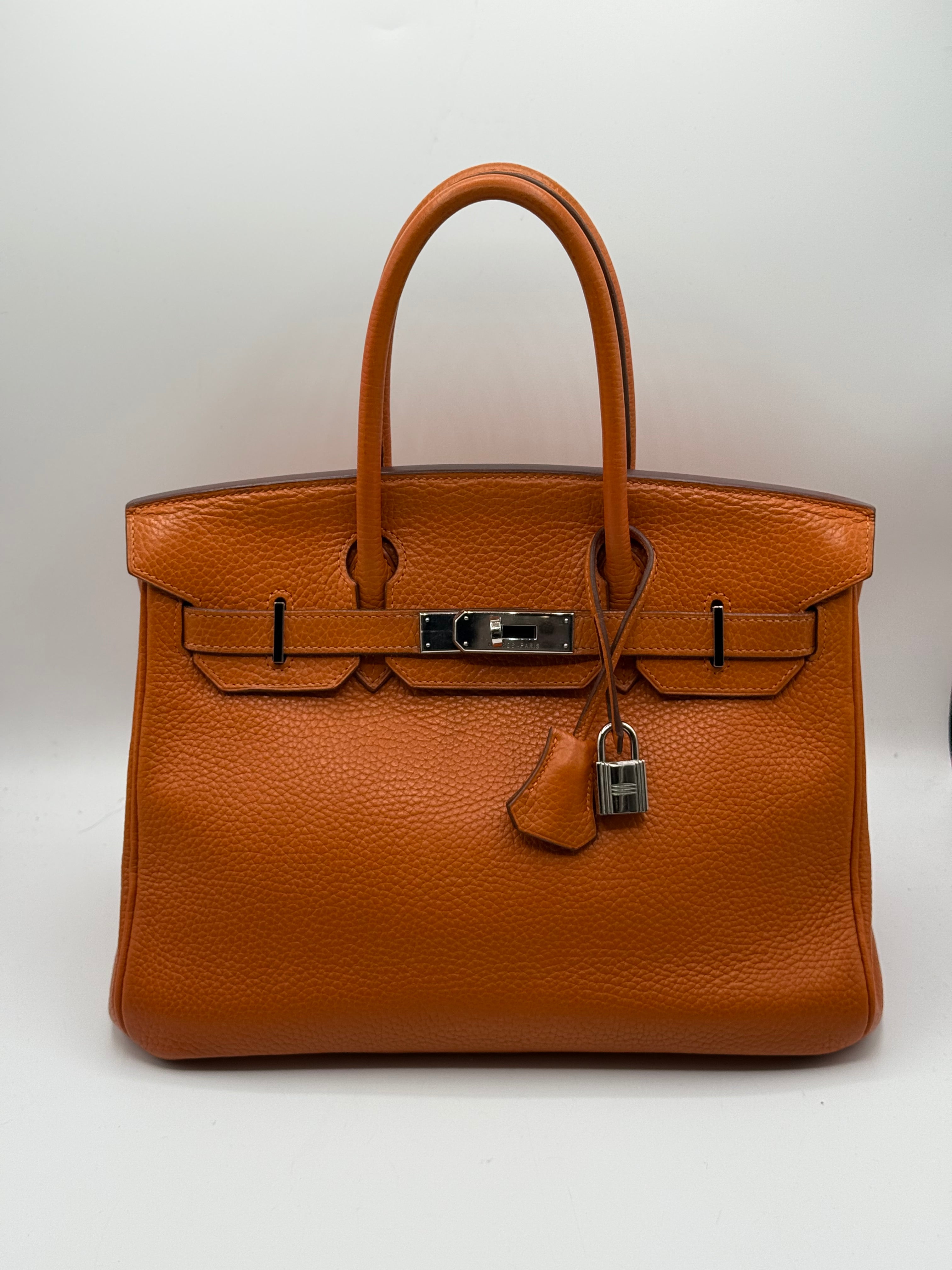 Hermès - Sac Birkin 30 orange