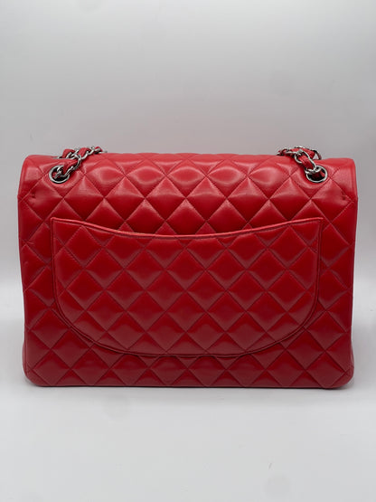 Chanel - Sac Classique Maxi Jumbo rouge