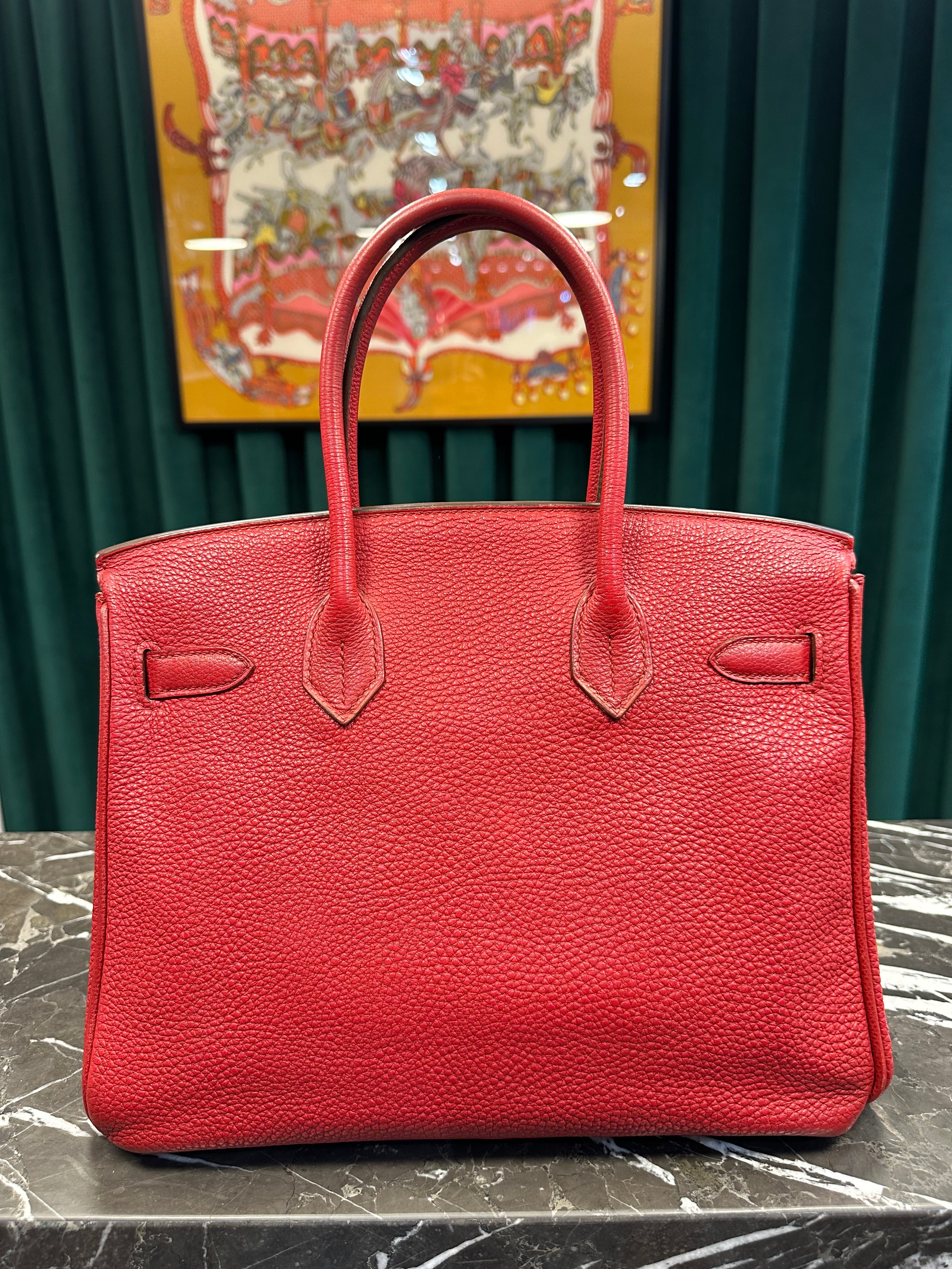 Hermès - Birkin 30 Krapprot