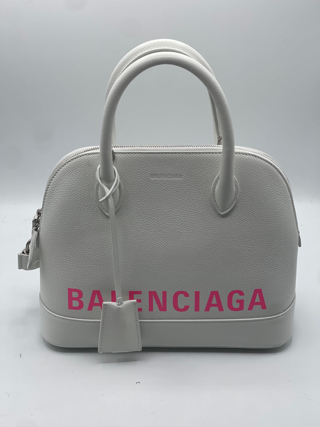 Balenciaga - Sac City top handle PM blanc