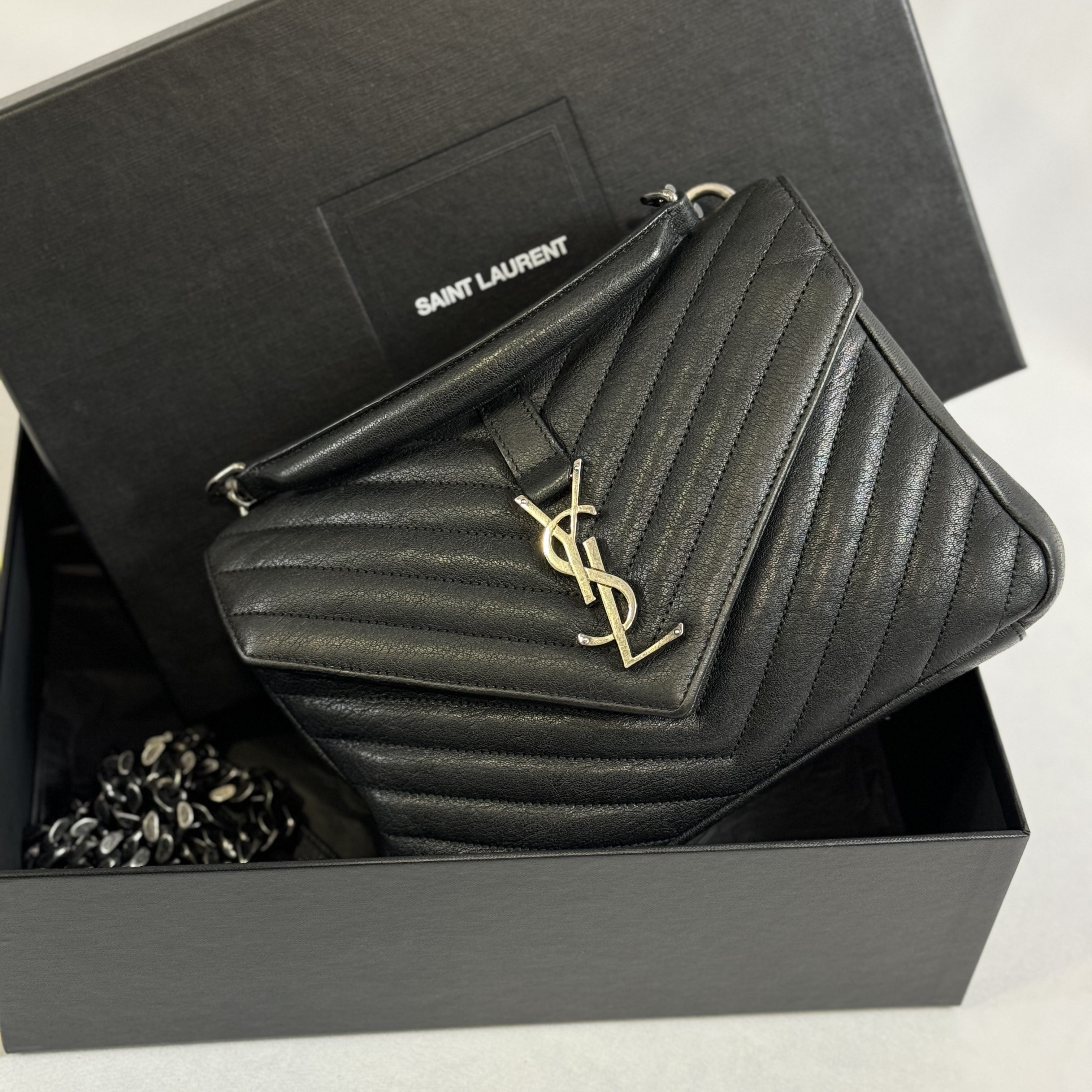 Saint Laurent – Mittelgroße College-Tasche