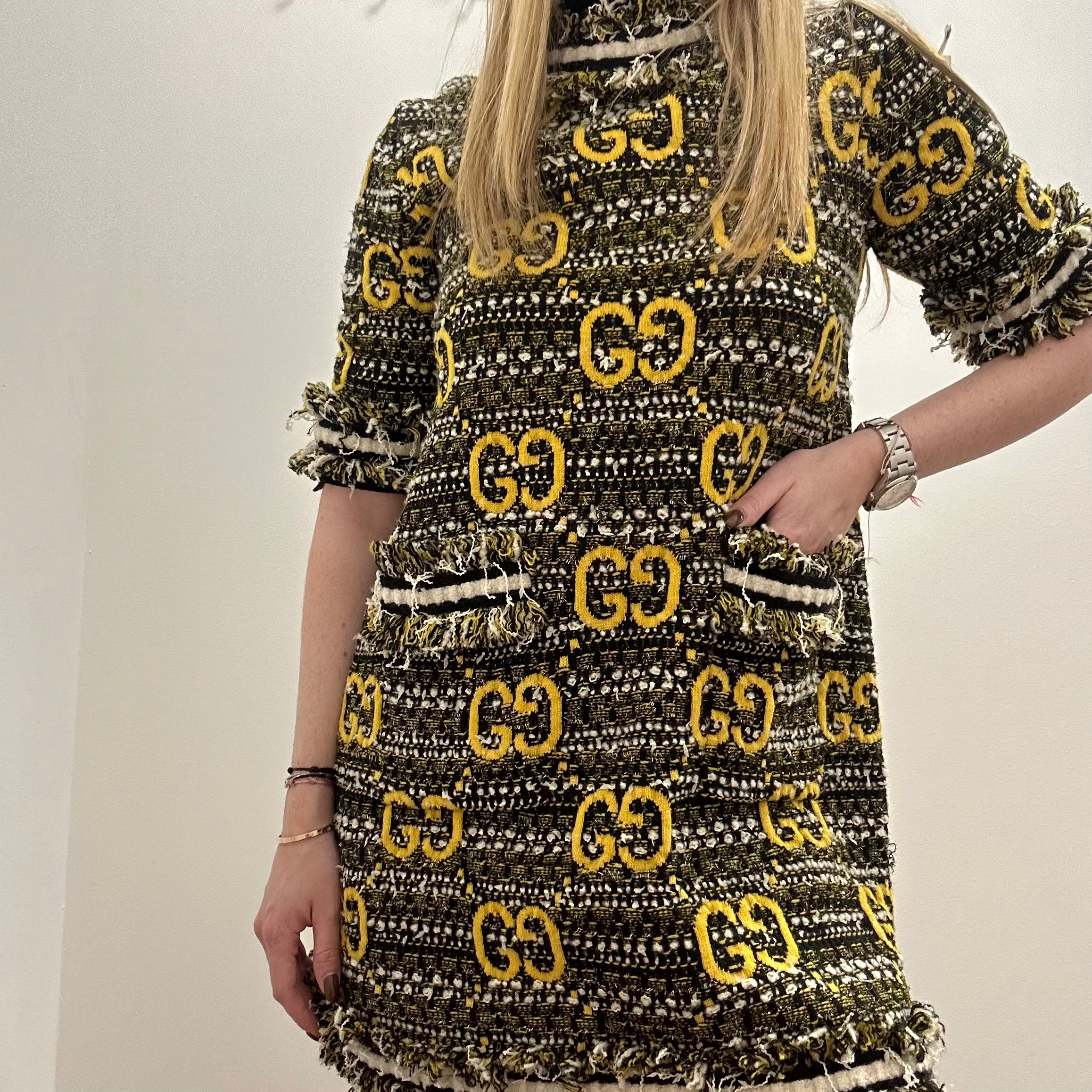 Gucci – Kleid mit GG-Monogramm