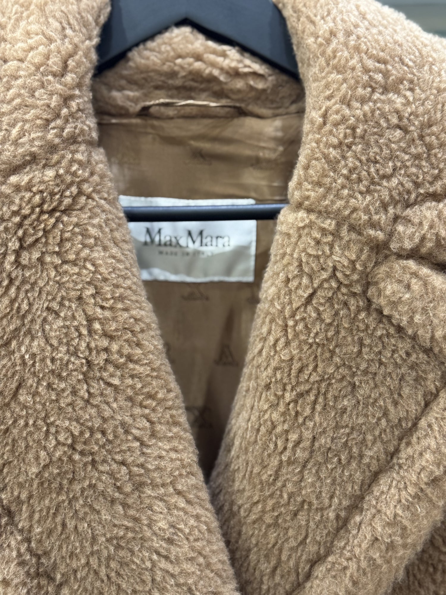 Max Mara - Manteau sans manches Teddy Bear T.L