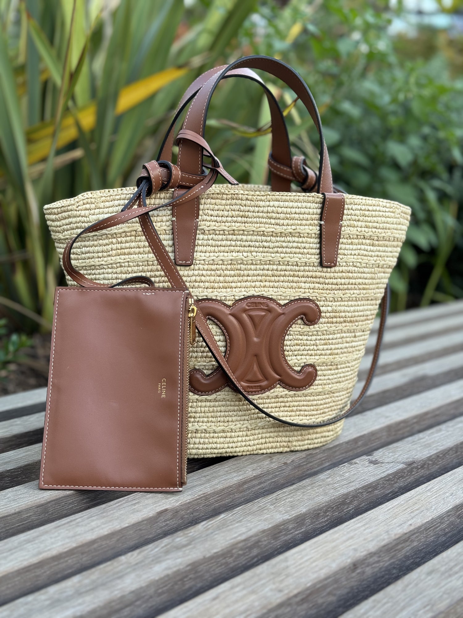 Céline - Panier en raphia petit modèle