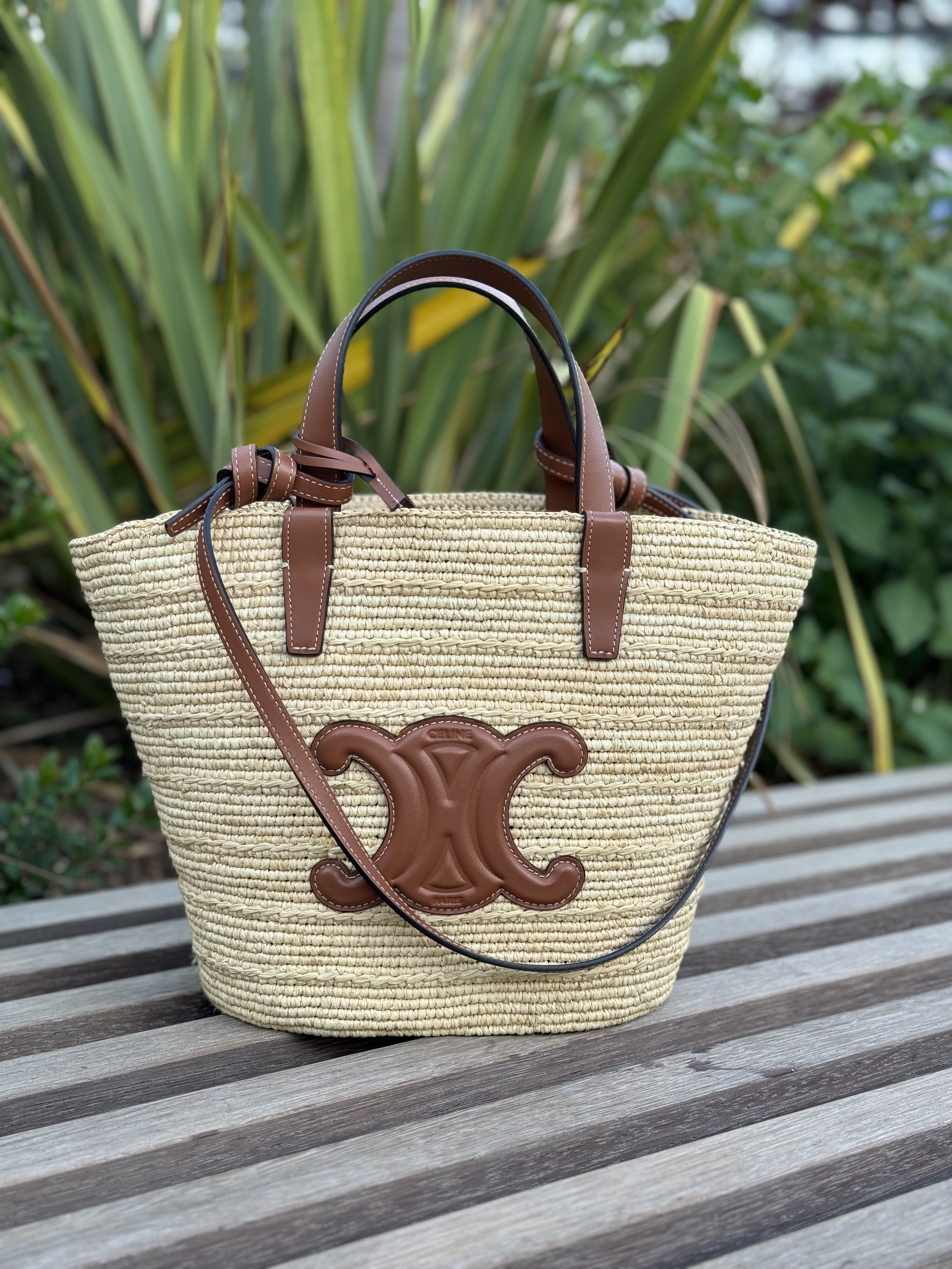 Céline - Panier en raphia petit modèle