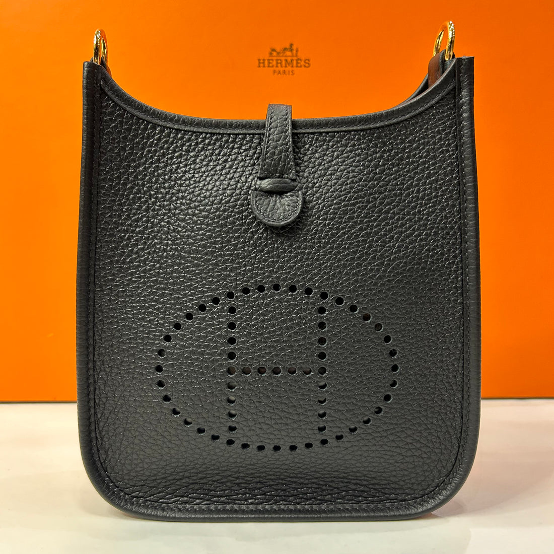 Hermès - Mini Evelyne 16 Noir