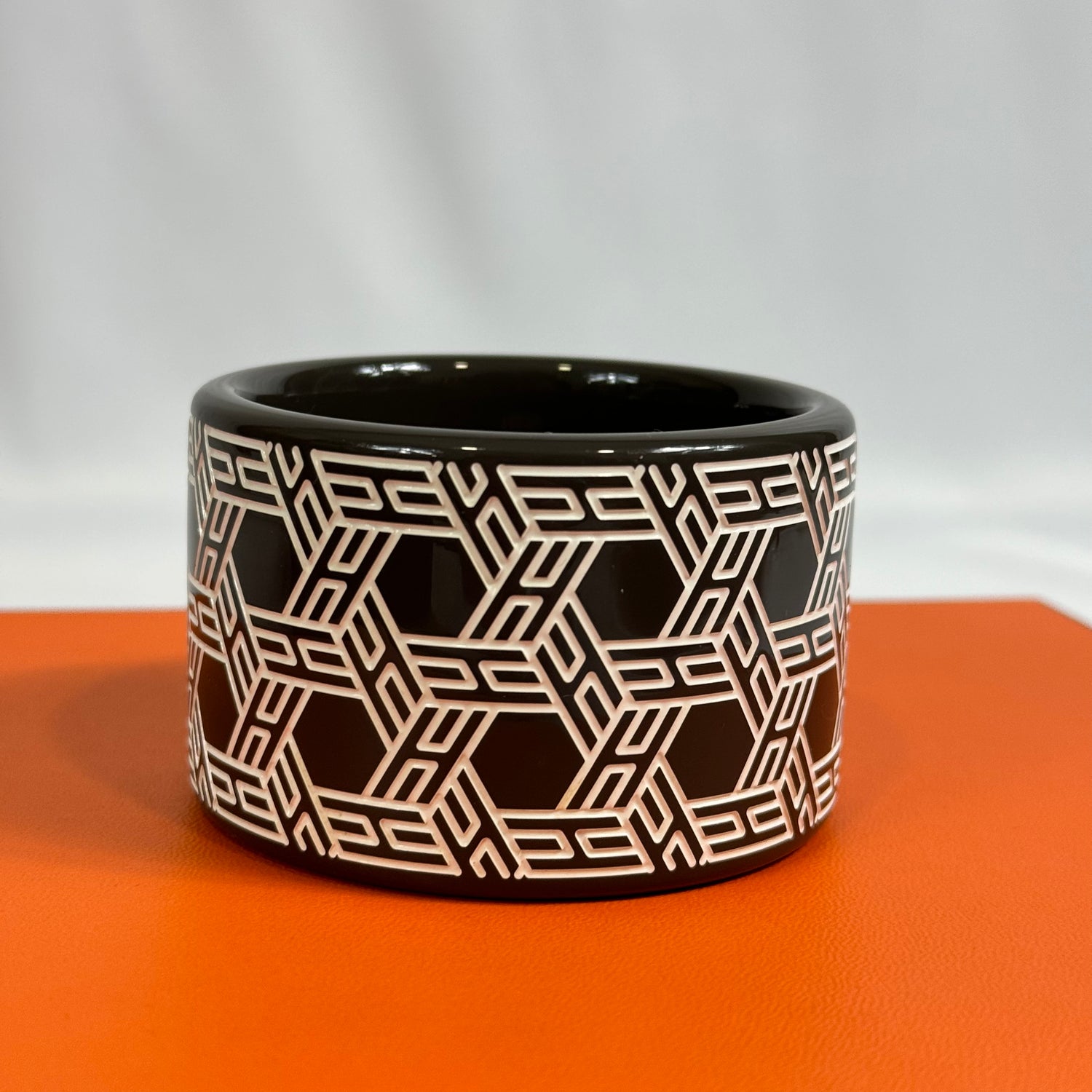 Hermès - Bracciale in legno laccato