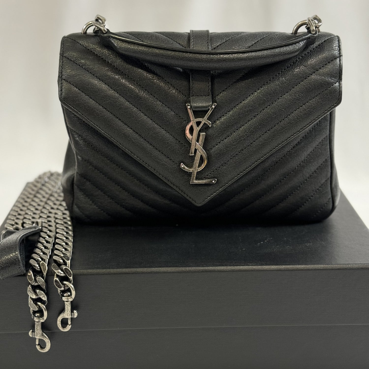 Saint Laurent – Mittelgroße College-Tasche