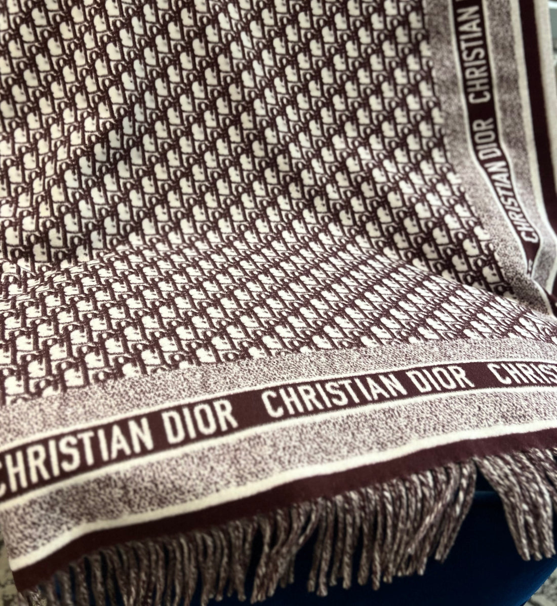 Christian Dior - Plaid obliquo