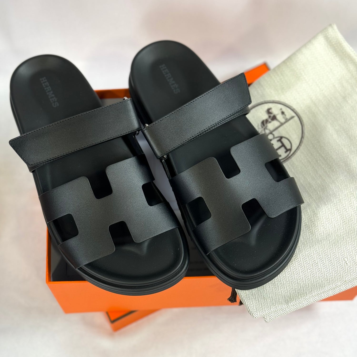 Hermès - Chypres sandals T.39