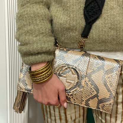 Gucci – Python-Clutch