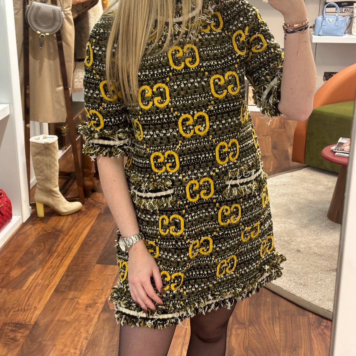 Gucci – Kleid mit GG-Monogramm