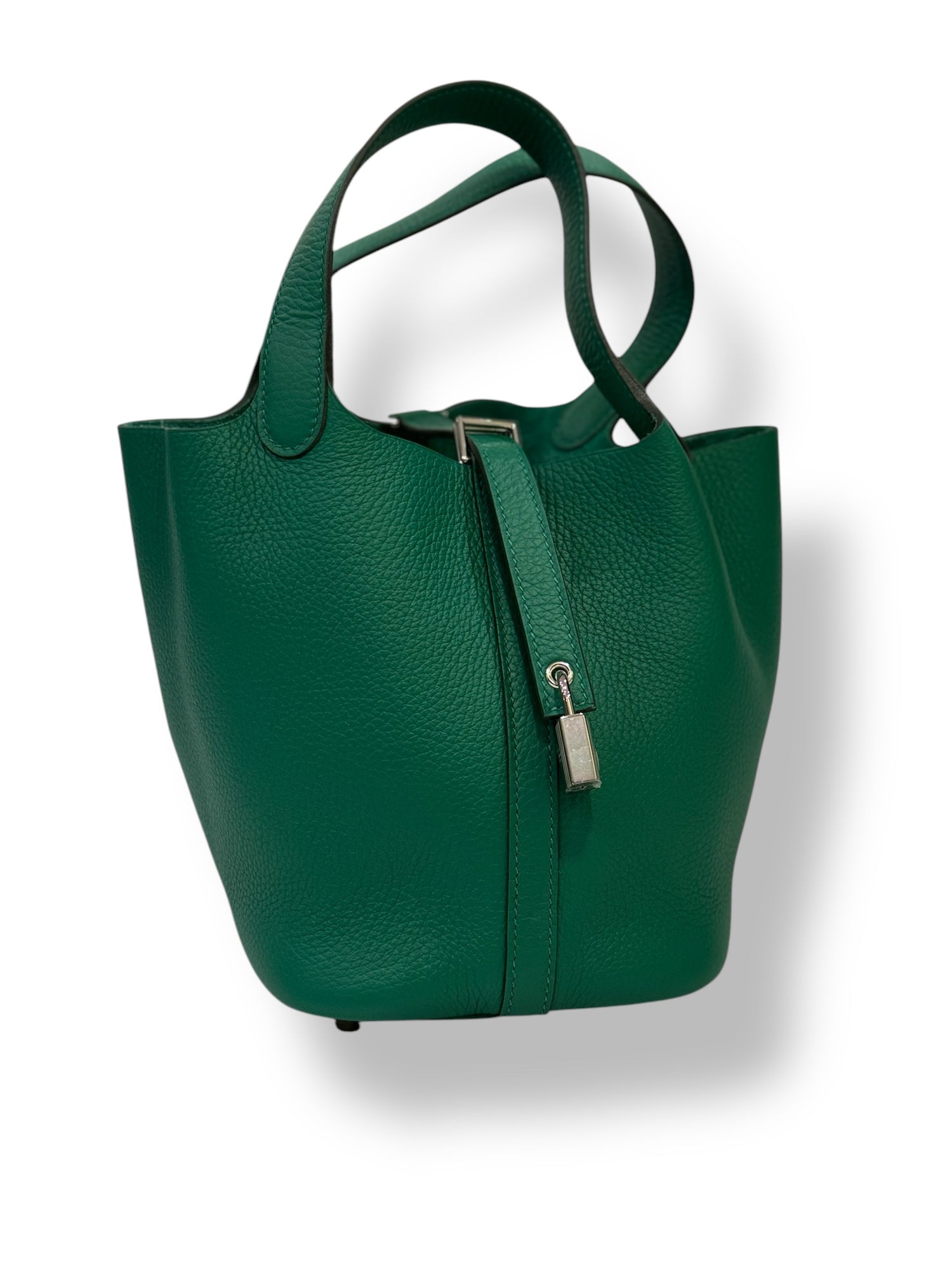 Hermès - Sac Picotin lock 18 Vert Vertigo