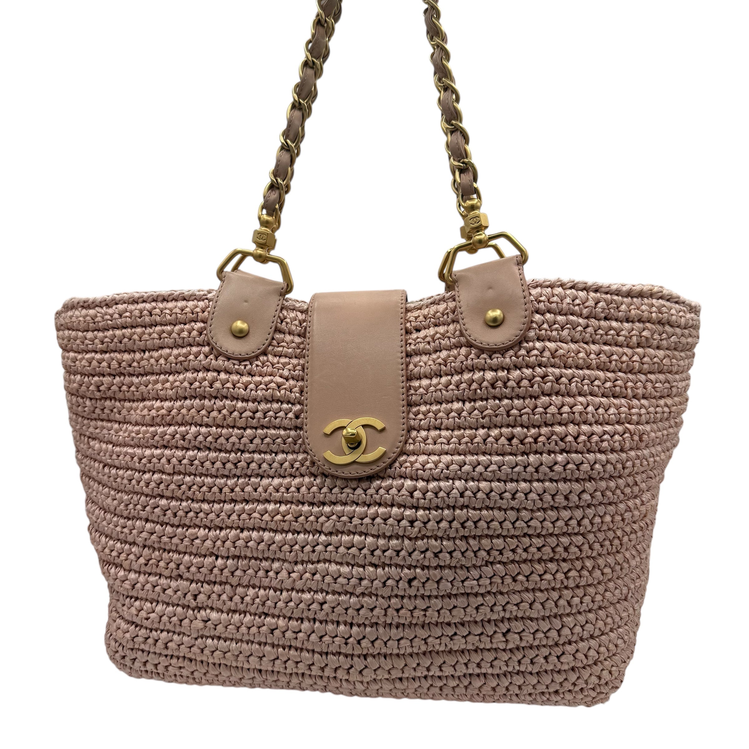 Chanel - Panier rose osier