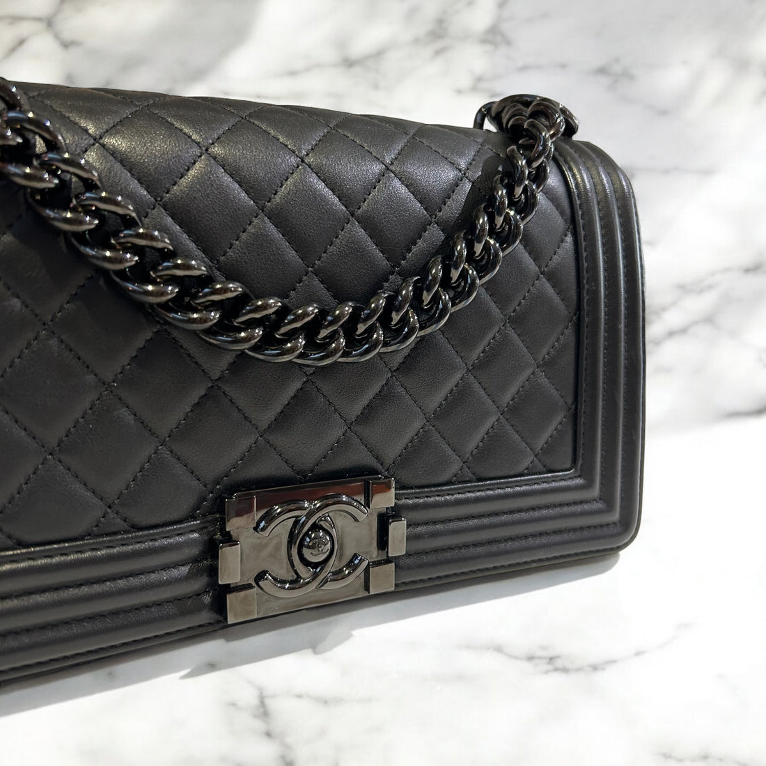 Chanel - Boy Medium So Black