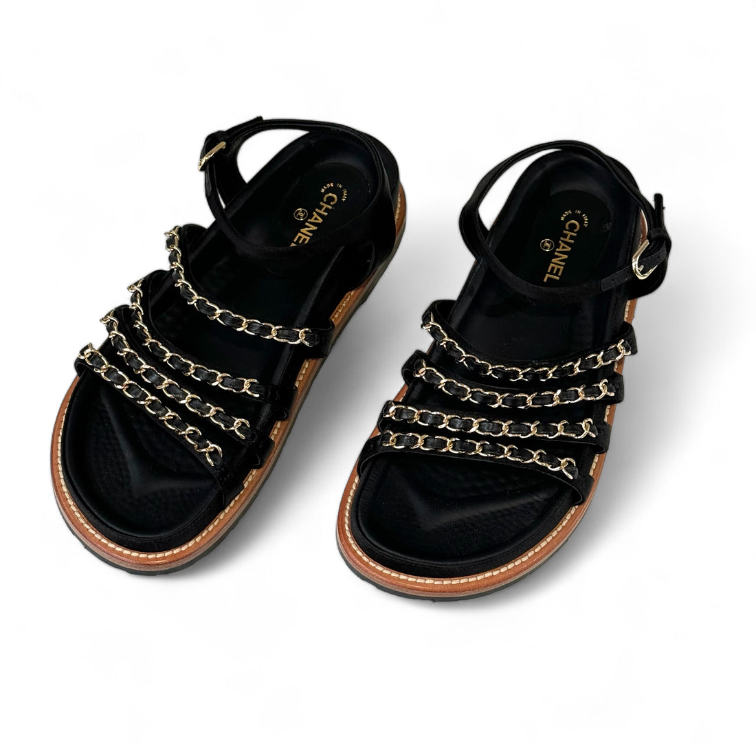 Chanel - Sandales T.36,5