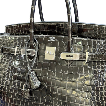 Hermès - Sac Birkin 35 Porosus