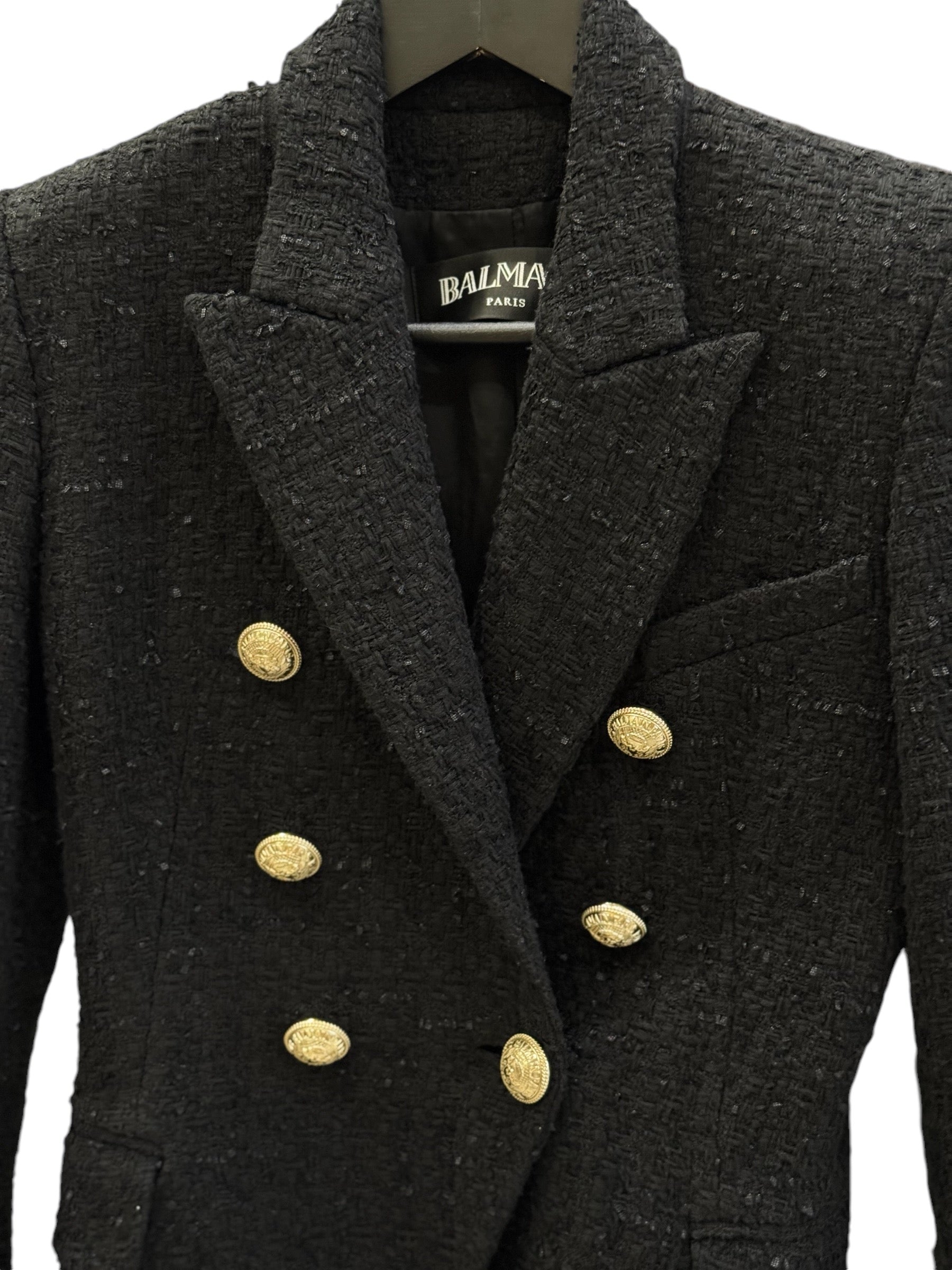 Balmain - Blazer tweed T. 36