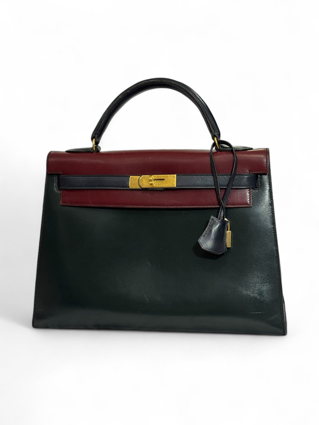 Hermès - Kelly vintage 32 Tricolore