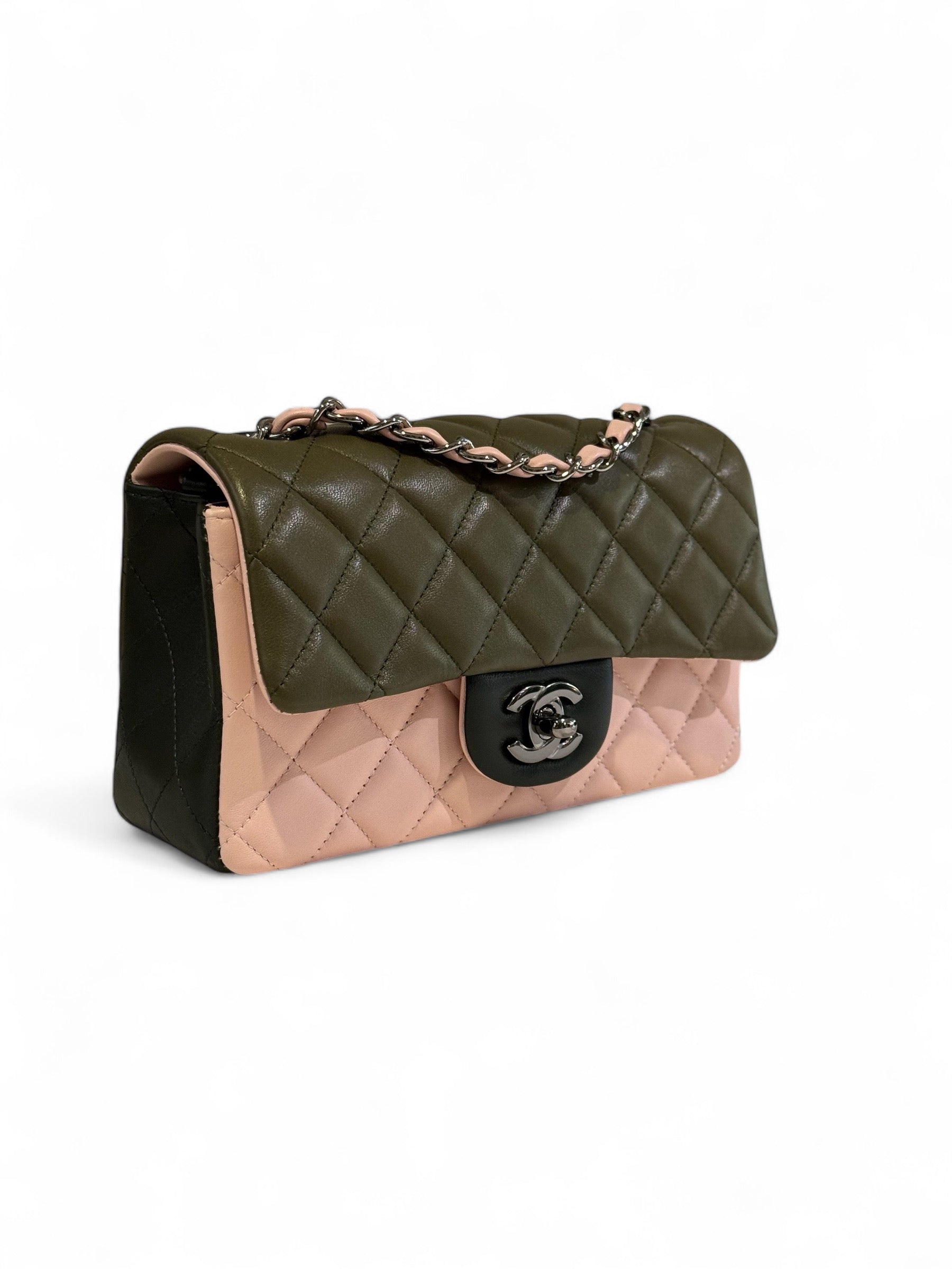 Chanel - Sac Timeless mini rectangulaire tricolore