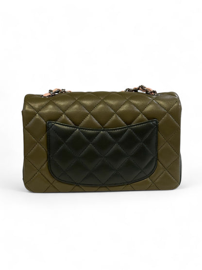 Chanel - Sac Timeless mini rectangulaire tricolore