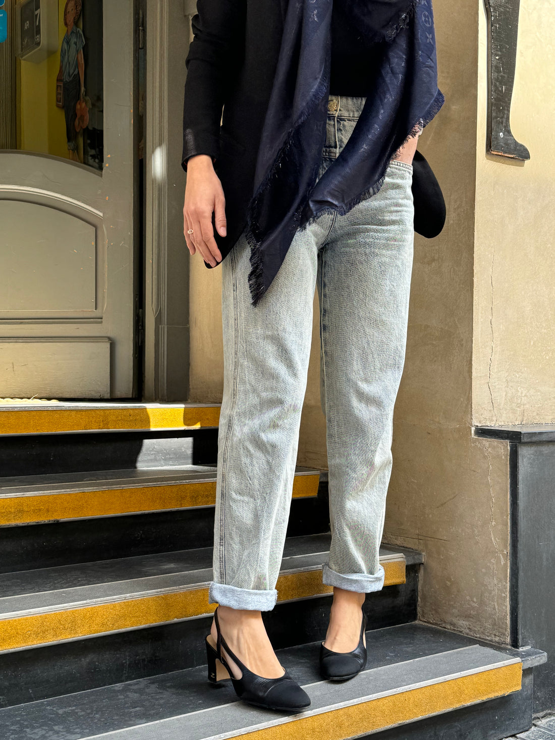 Chanel - Jeans T36 oversize